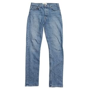 Reformation Jeans Women 29 Blue Selena High Waist Skinny in Maya Button Fly